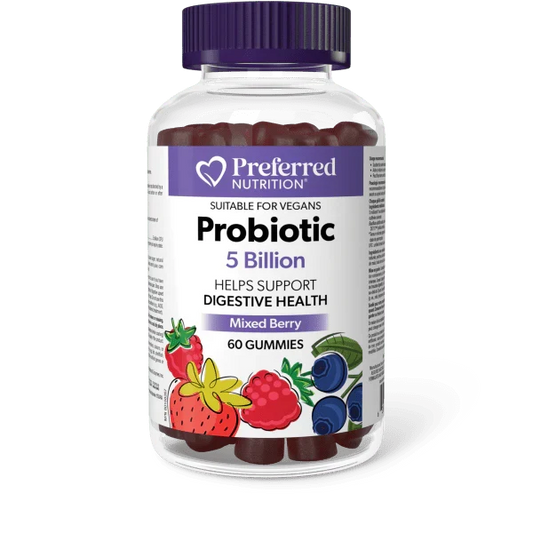 Preferred Nutrition: Probiotic 5 Billion Gummies