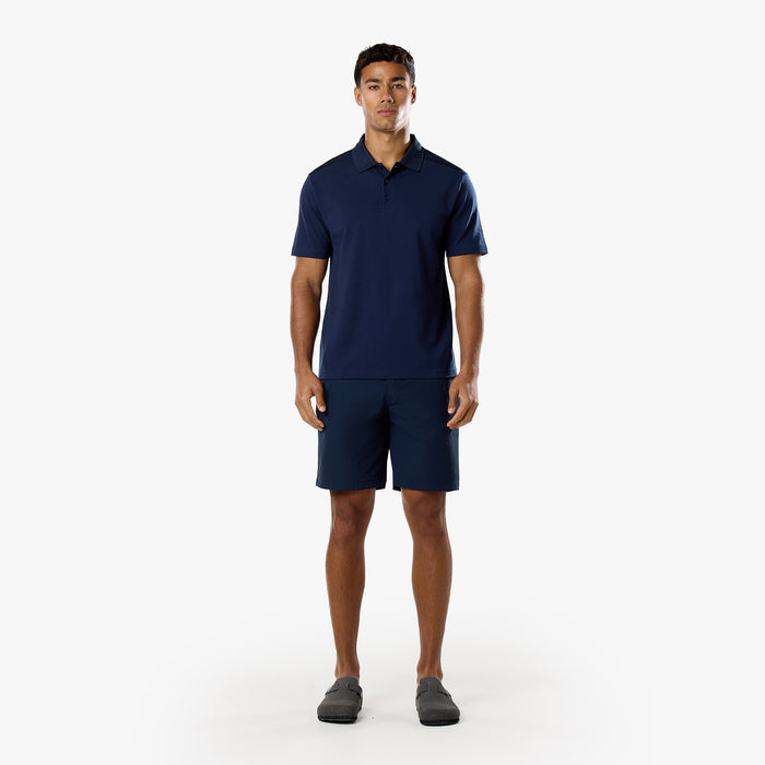 Premium Tonal Detail Polo | Navy
