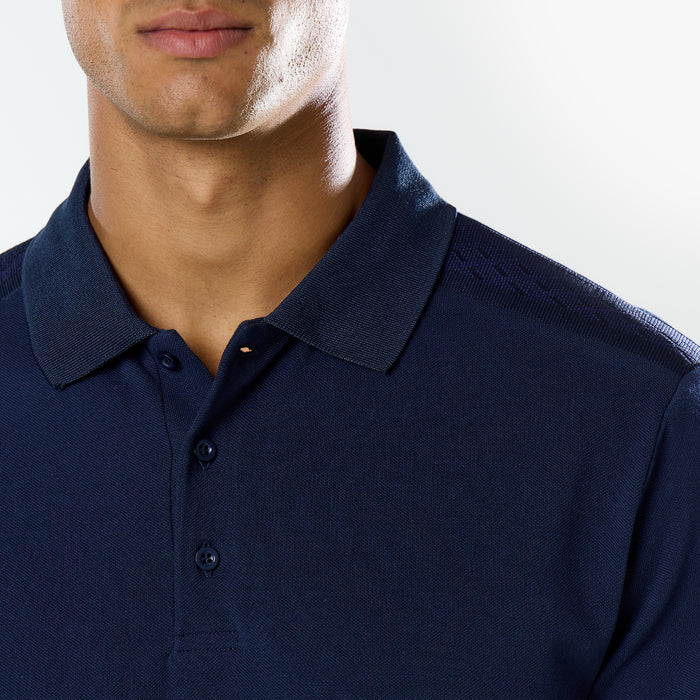 Premium Tonal Detail Polo | Navy