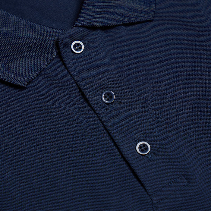 Premium Tonal Detail Polo | Navy