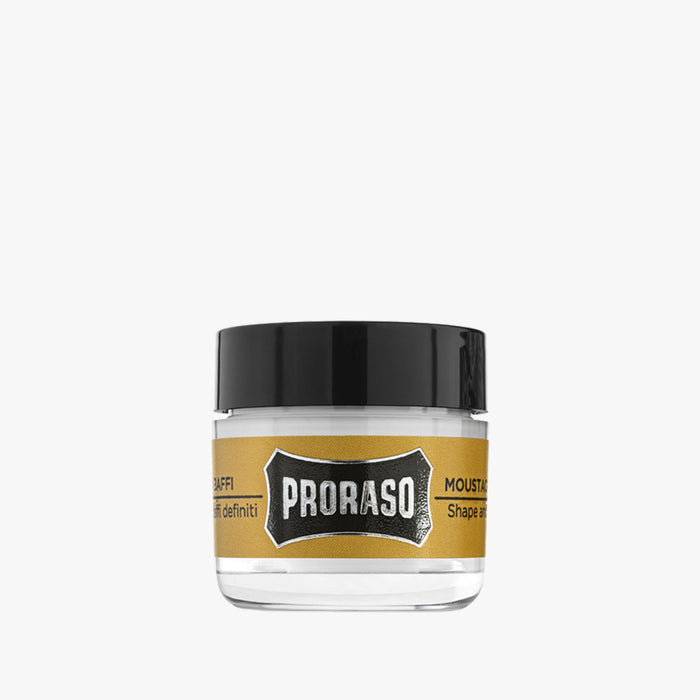 PRORASO MOUSTACHE WAX WOOD & SPICE 15ML (0.5oz)