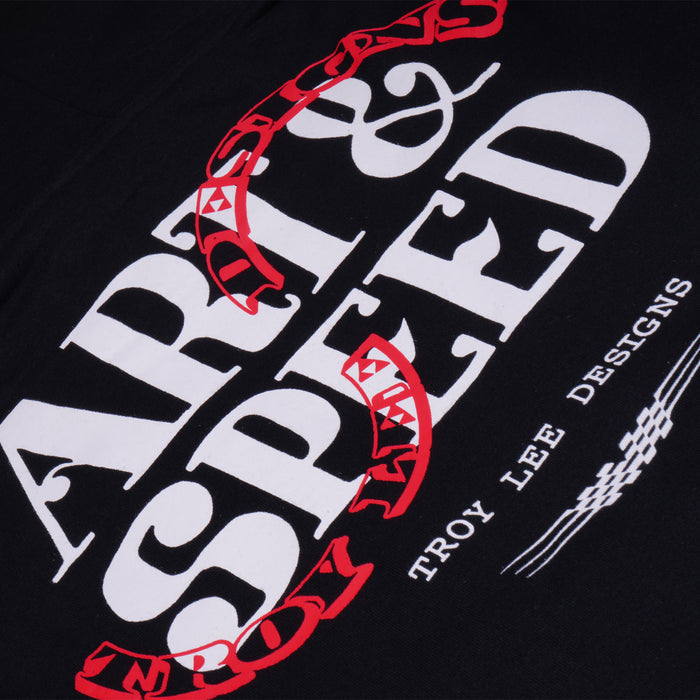 Pullover Hoodie Pink Slips Black