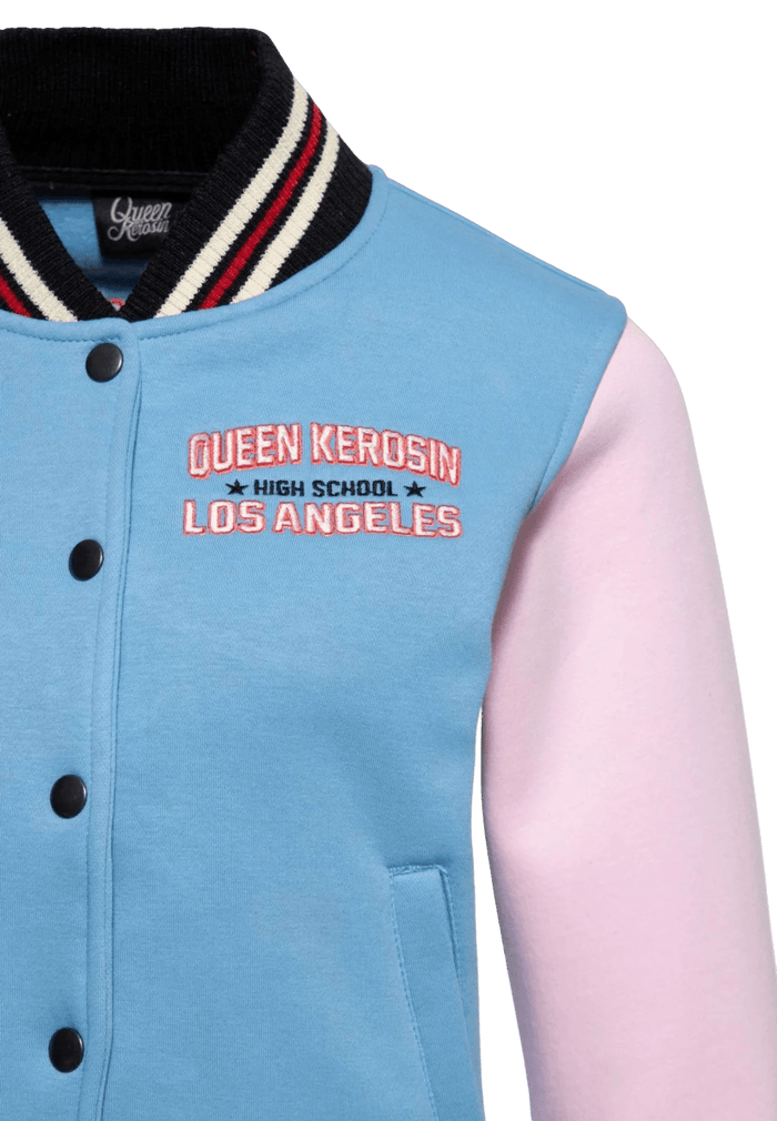 QUEEN KEROSIN COLLEGEJACK Q High School sky blue