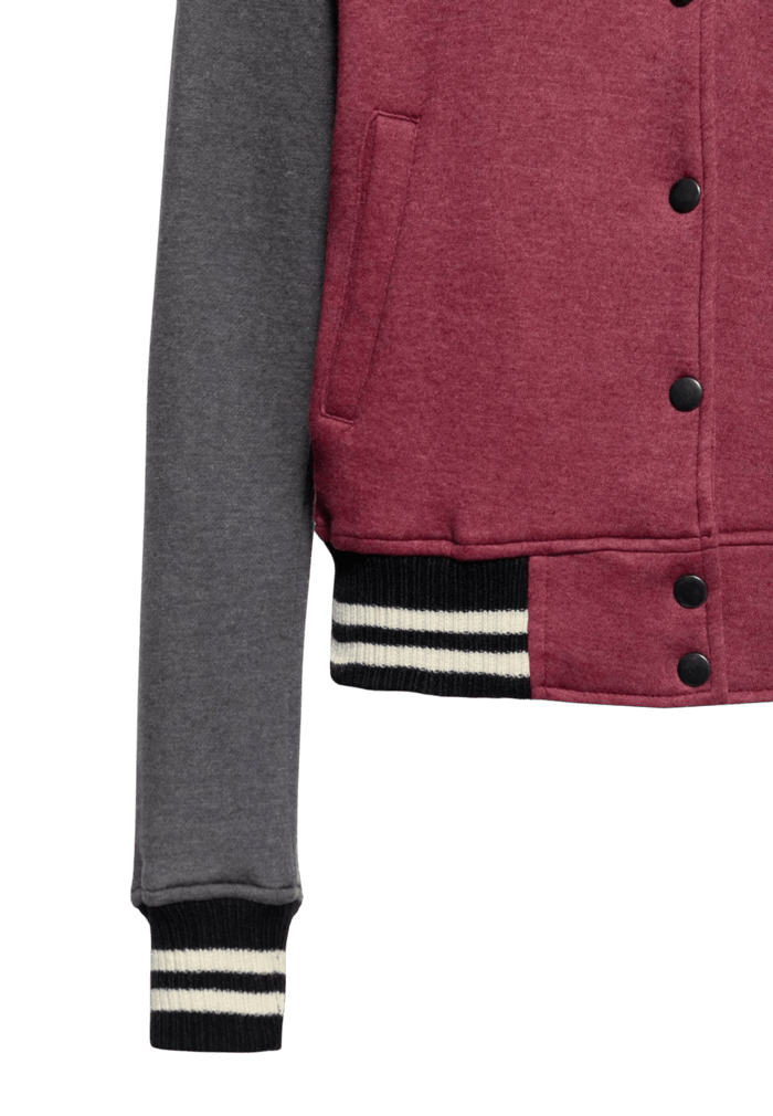 QUEEN KEROSIN Raglan Sweet Jacket Diamonds Bordeaux