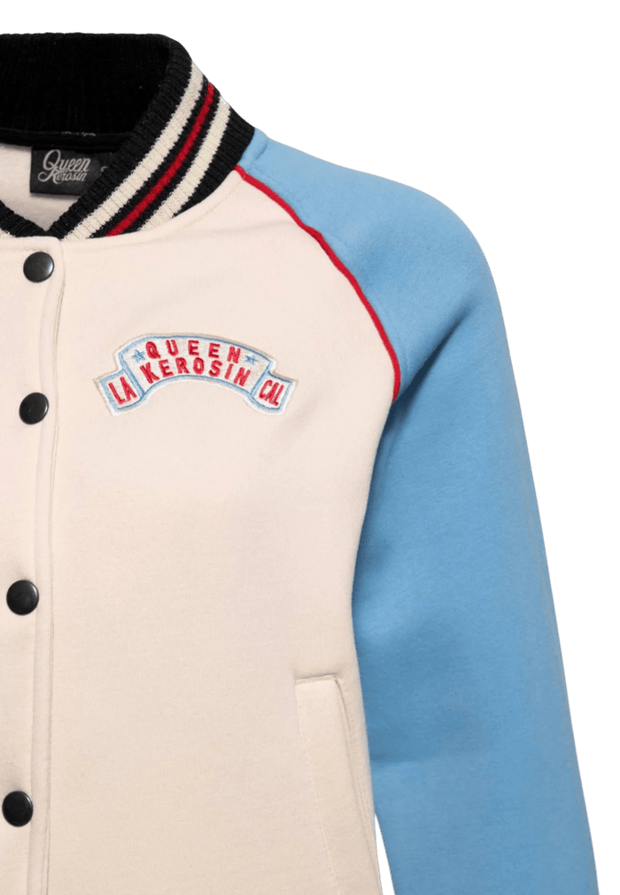 QUEEN KEROSIN Raglan Sweet Jacket Queen of Liberty ecru