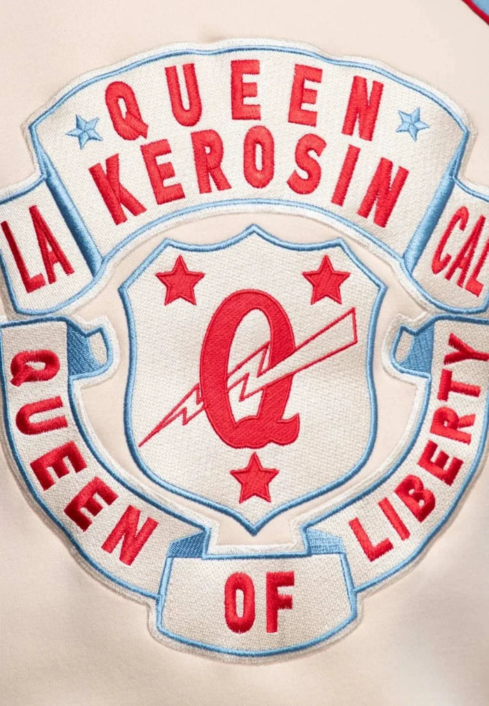 QUEEN KEROSIN Raglan Sweet Jacket Queen of Liberty ecru