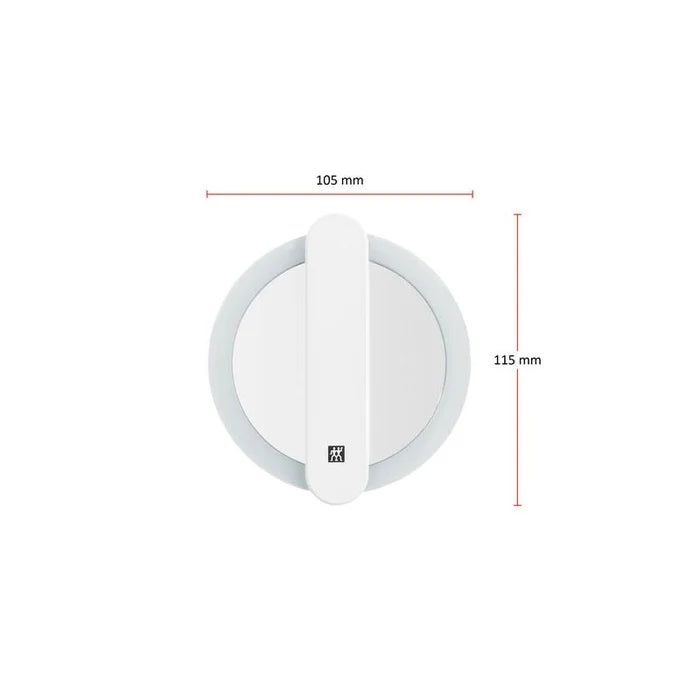 Rechargeable LED Makeup & Travel Mirror with 360° Rotation
