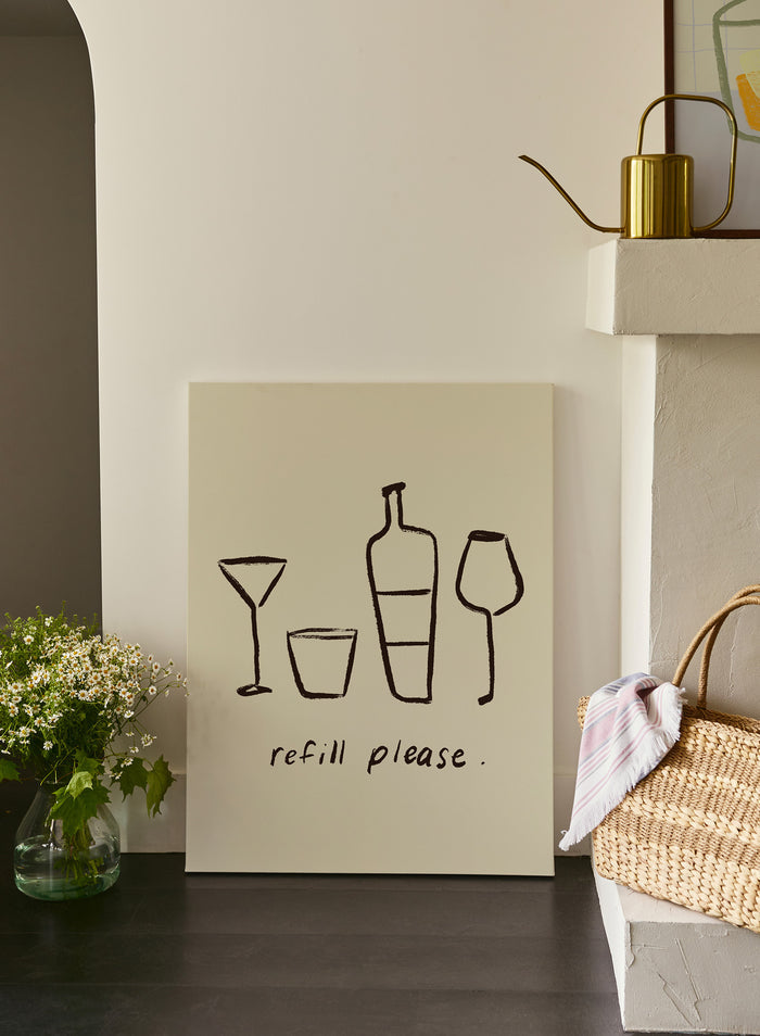 Refill, Please!, Canvas