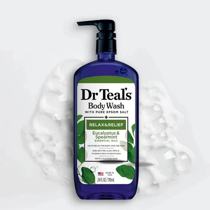 Relax & Relief Body Wash with Eucalyptus & Spearmint Essential Oils - 710ml