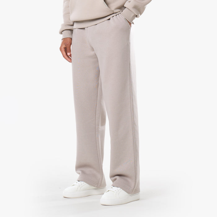 Loose tracksuit bottoms in stone