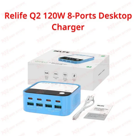 Relife Q2 120W 8-Ports Desktop Charger