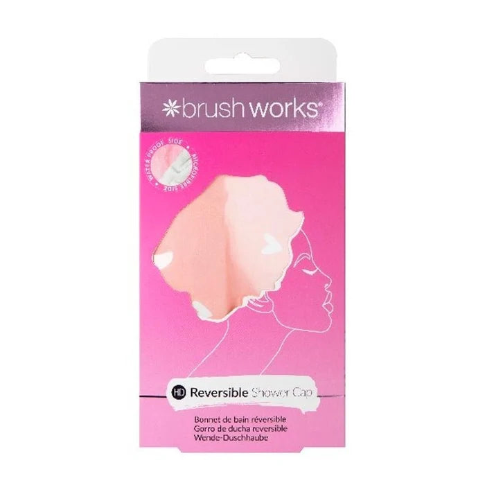 Reversible Heart Pattern Shower Cap