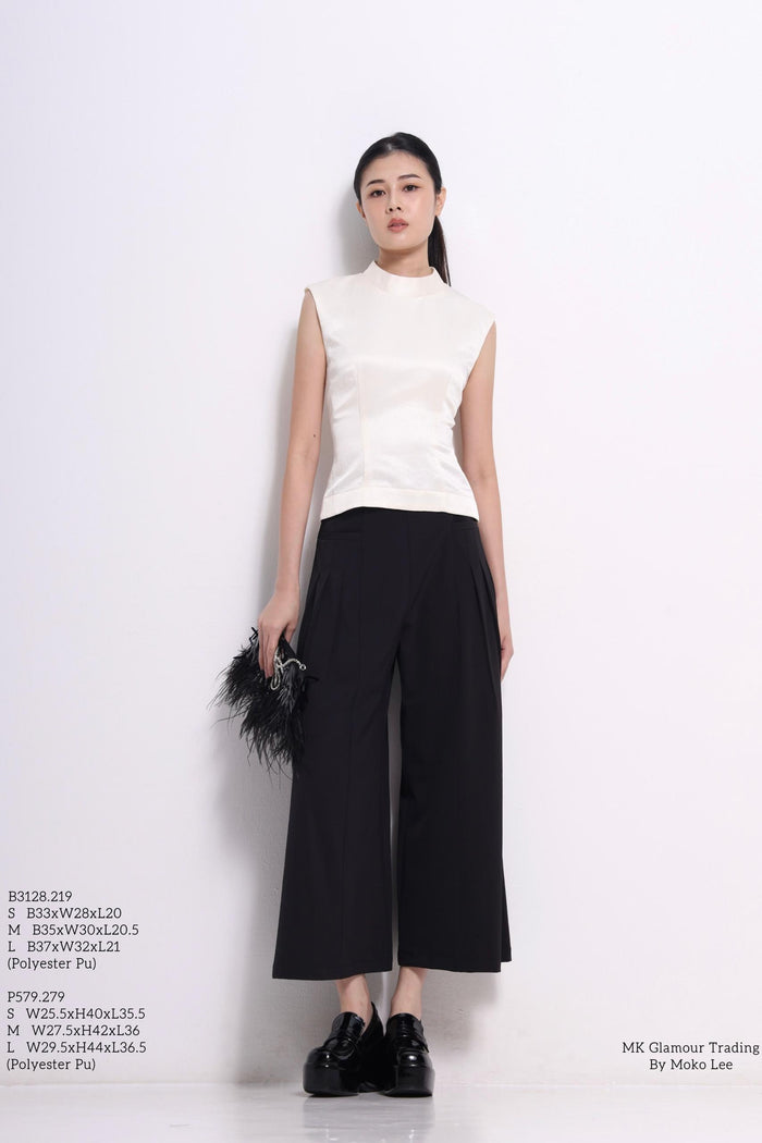 Robin Mock Neck Fitted Top
