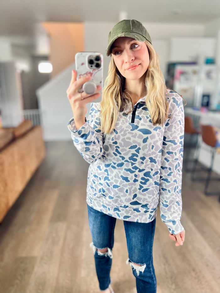 Rocky Stone Camo 1/4 Zip