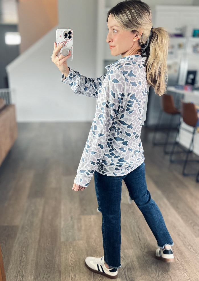 Rocky Stone Camo 1/4 Zip