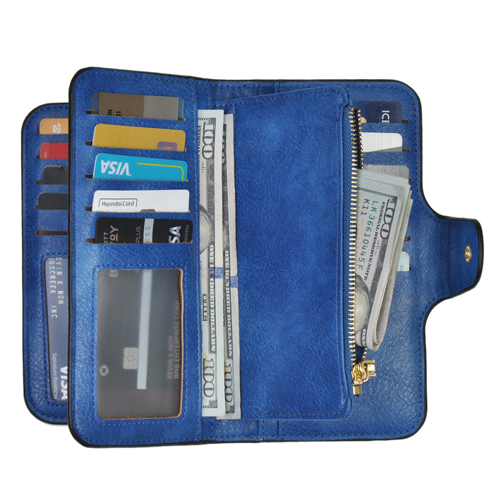 Royal Blue NGIL Trifold Wallet
