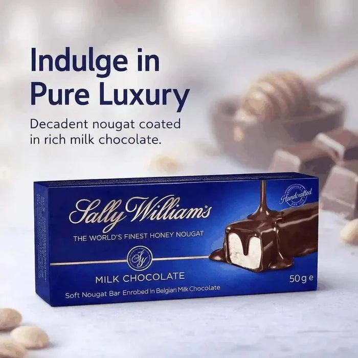 Sally Williams Nougat - Milk Choc 50g Bar Facebook Ad