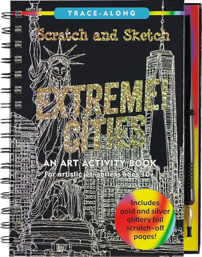 Scratch And Sketch Extreme Cities Activity Book