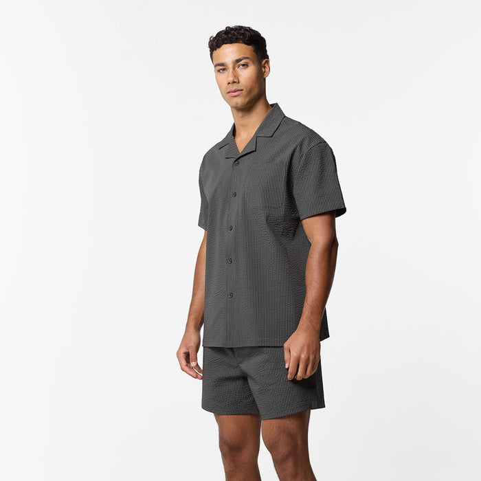 Seersucker Twinset | Khaki