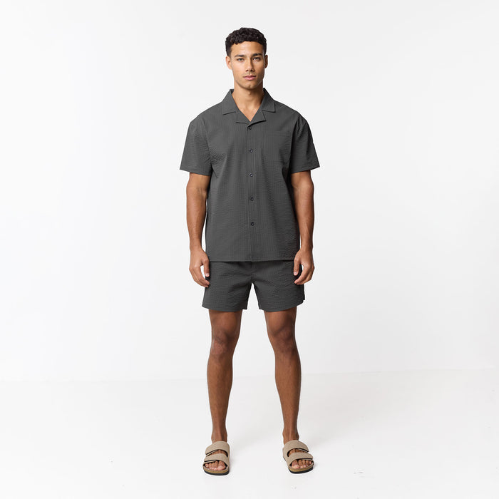 Seersucker Twinset | Khaki