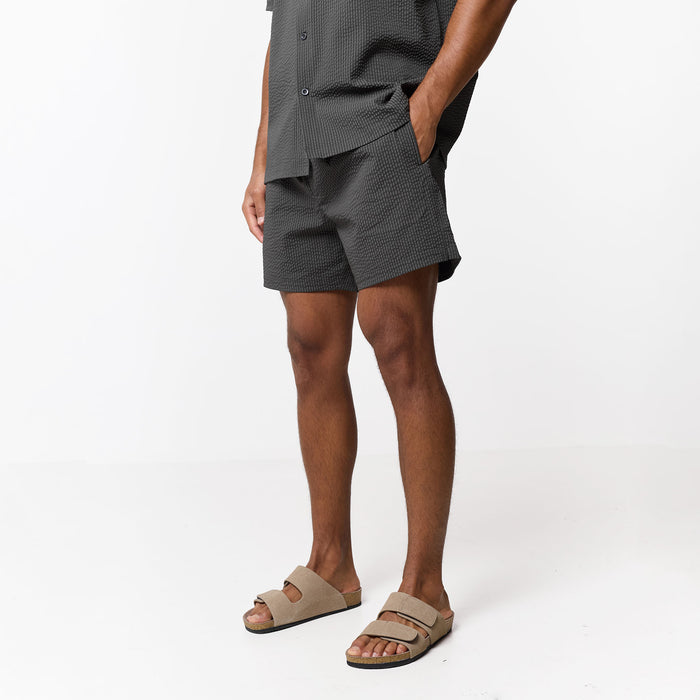 Seersucker Twinset | Khaki