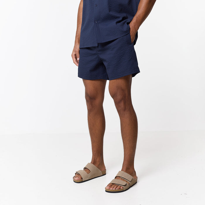 Seersucker Twinset | Navy
