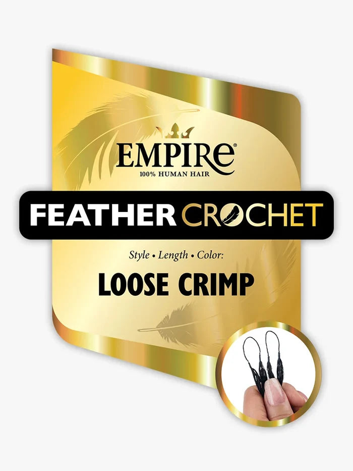 Sensationnel HH Feather Crochet Loose Crimp 14" Empire