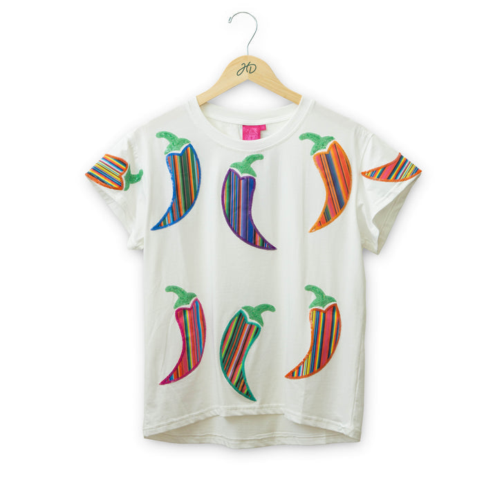 Serape Stripe Chili Pepper T-Shirt #SP26277