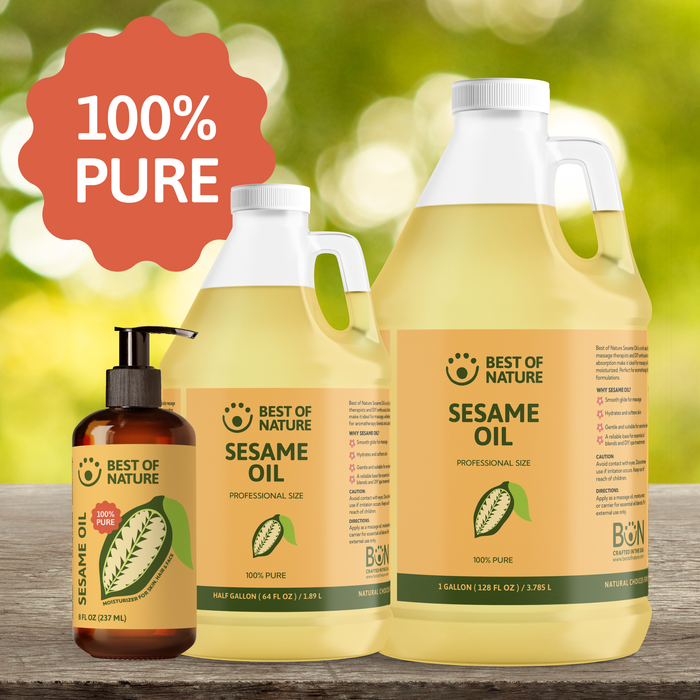 Sesame Massage & Body Oil - 100% Pure