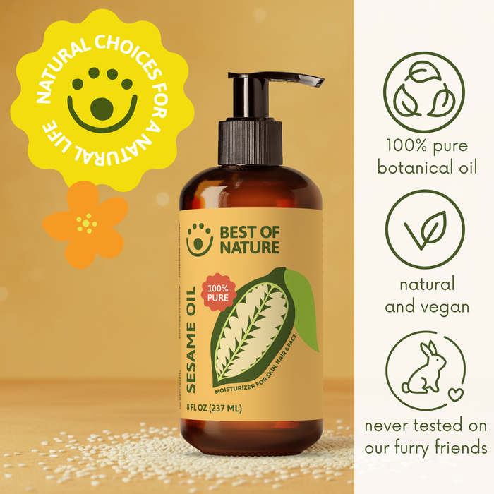 Sesame Massage & Body Oil - 100% Pure
