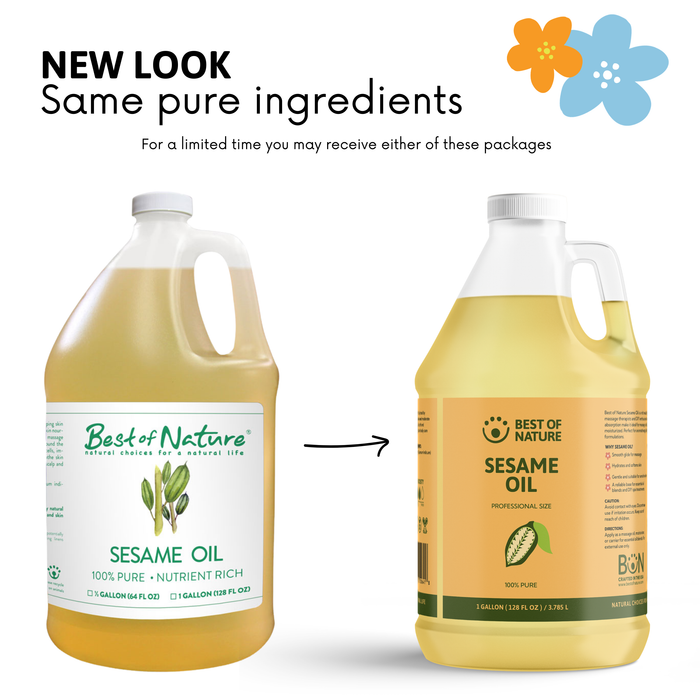 Sesame Massage & Body Oil - 100% Pure