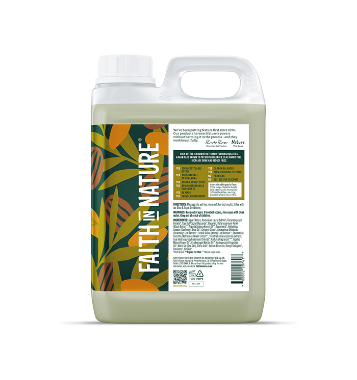 Shea & Argan Natural Shampoo 2.5L Refill