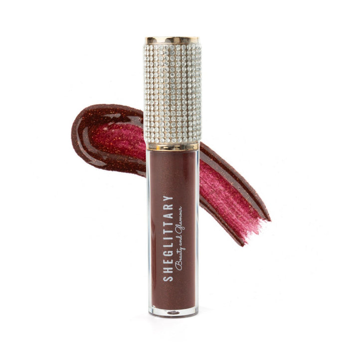 SHEGLITTARY Glitter Lip Gloss - long-Lasting & Waterproof Shine - SHEGLITTARY