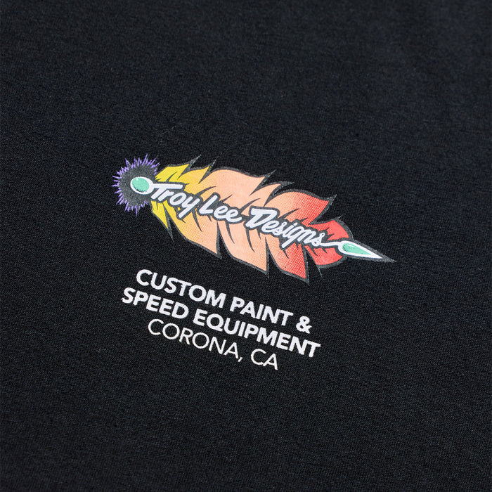 Short Sleeve Tee Feathers Black / Black