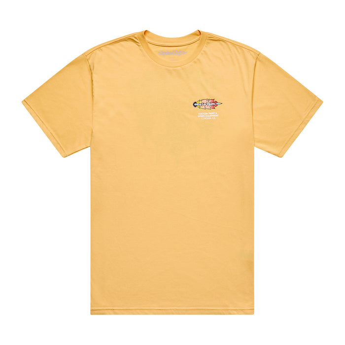 Short Sleeve Tee Feathers Bleached Melon