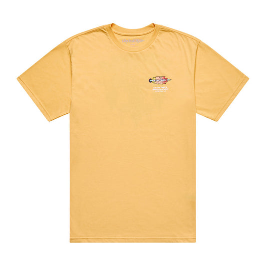 Short Sleeve Tee Feathers Bleached Melon