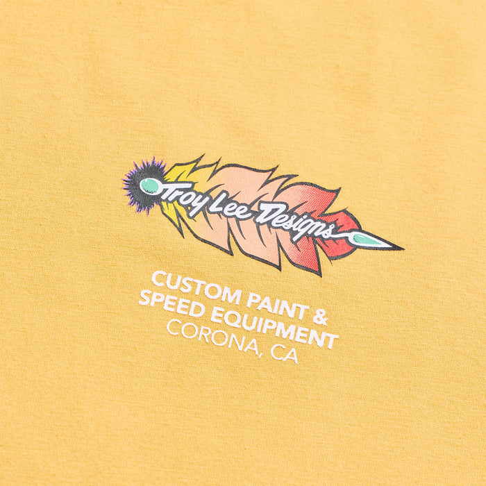 Short Sleeve Tee Feathers Bleached Melon