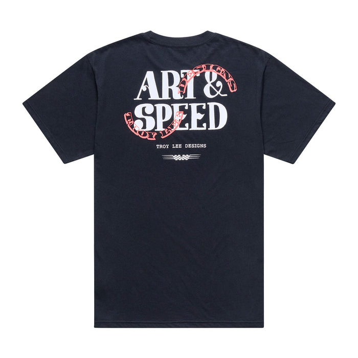 Short Sleeve Tee Pink Slips Black