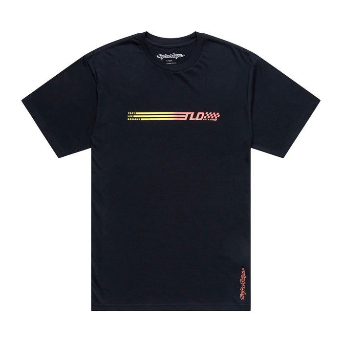 Short Sleeve Tee Stripes Black