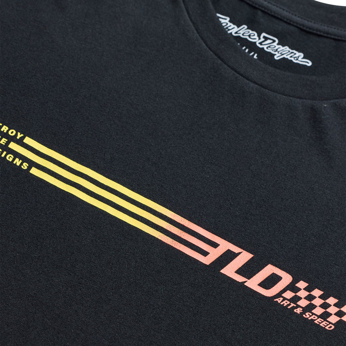 Short Sleeve Tee Stripes Black