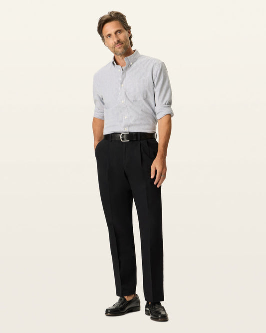 Signature Iron Free Khakis, Pleated, Classic Fit with Stain Defender®
