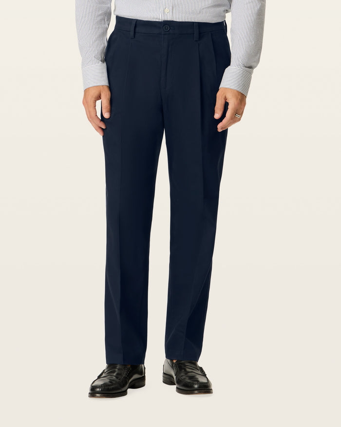 Signature Iron Free Khakis, Pleated, Classic Fit with Stain Defender®