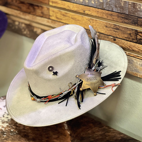 Silver Spearhead Cowboy Hat