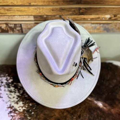 Silver Spearhead Cowboy Hat