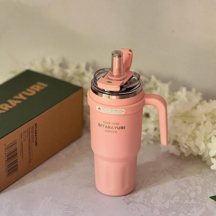 Sitarayuri Stainless Steel Vacuum Insulated Tumbler 1100ml – Hot & Cold Water Bottle Pakistan | Leakproof Travel Coffee Flask
