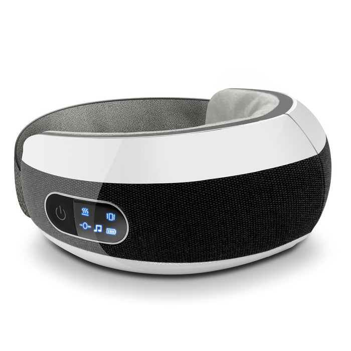 Smart Eye Massager for Migraine Relief, Heat & Compression, White