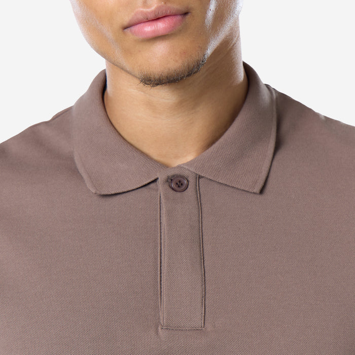 Smart Pique Polo | Warm Brown