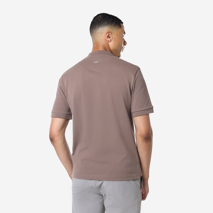 Smart Pique Polo | Warm Brown