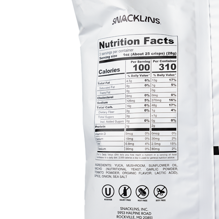 Snacklins Nacho Plant Crisps 85g