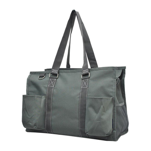 NGIL Brand, wholesale Monogrammed Tote, canvas tote bag, monogram gifts for women, monogram tote bag canvas, personalized gifts for girls, personalized accessories nurse, Small Zipper Top Utility Tote Custom Bag, Teacher Gift, Bridesmaids Gift, Diaper Bag, shopping bag, teacher tote bag ideas, all grey bag.